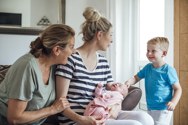 mother baby and toddler